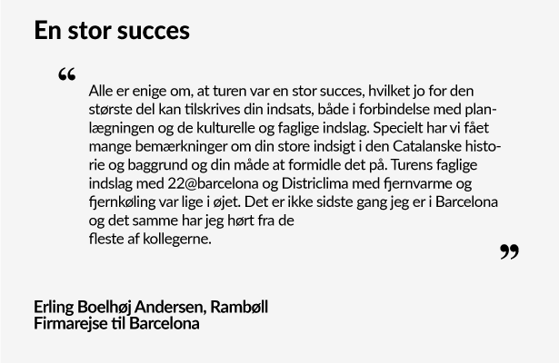 Firmarejse til Barcelona