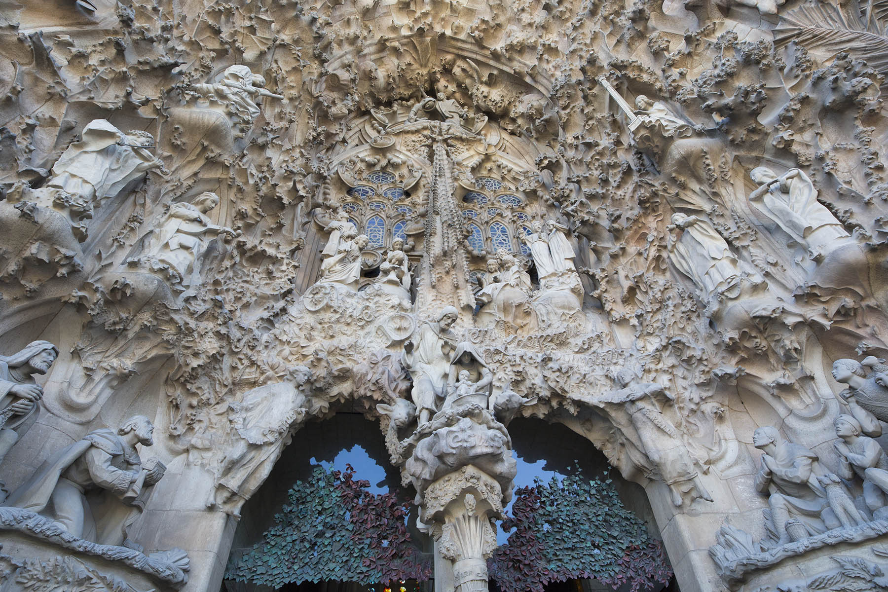 Sagrada Familia lys og loft
