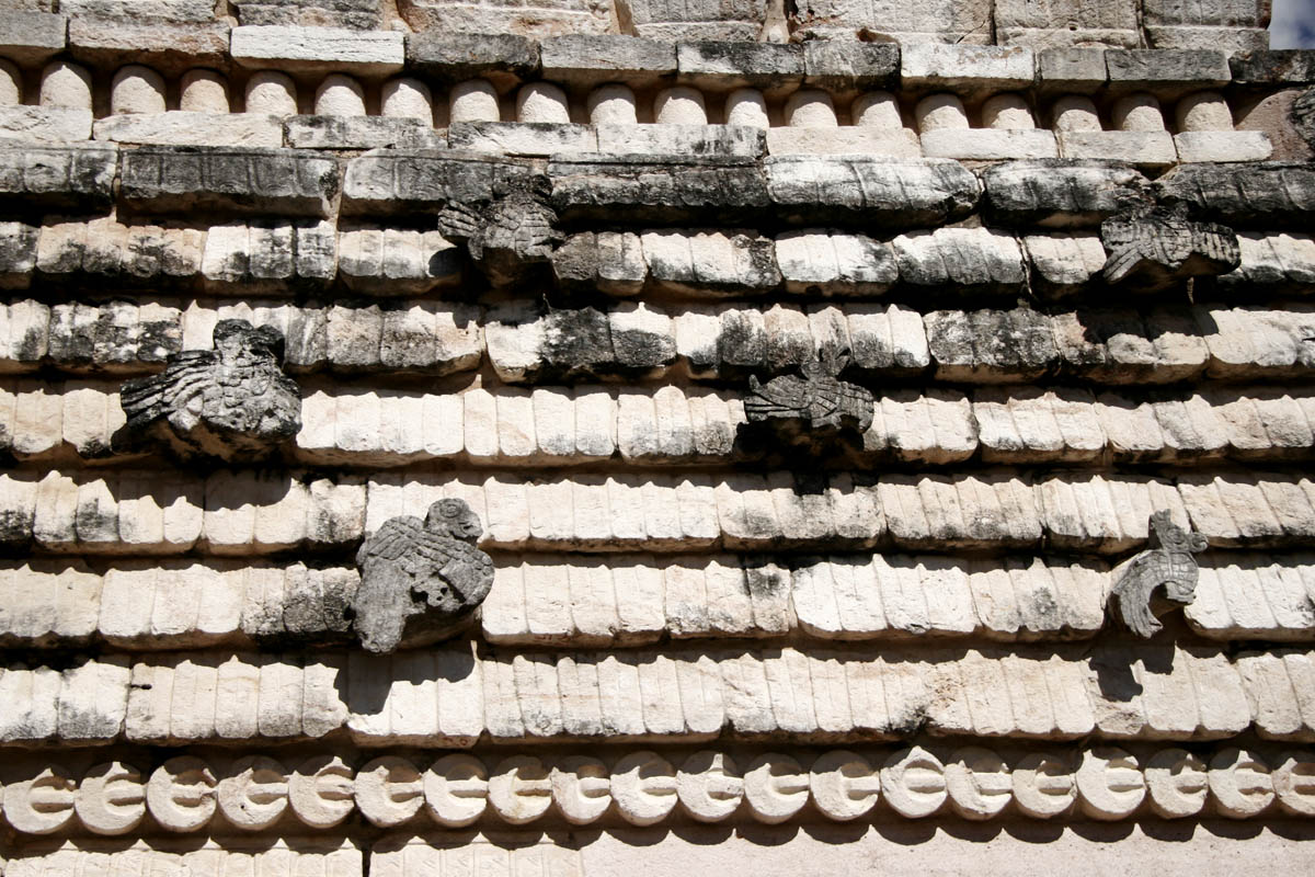 Uxmal pyramide i Mexico